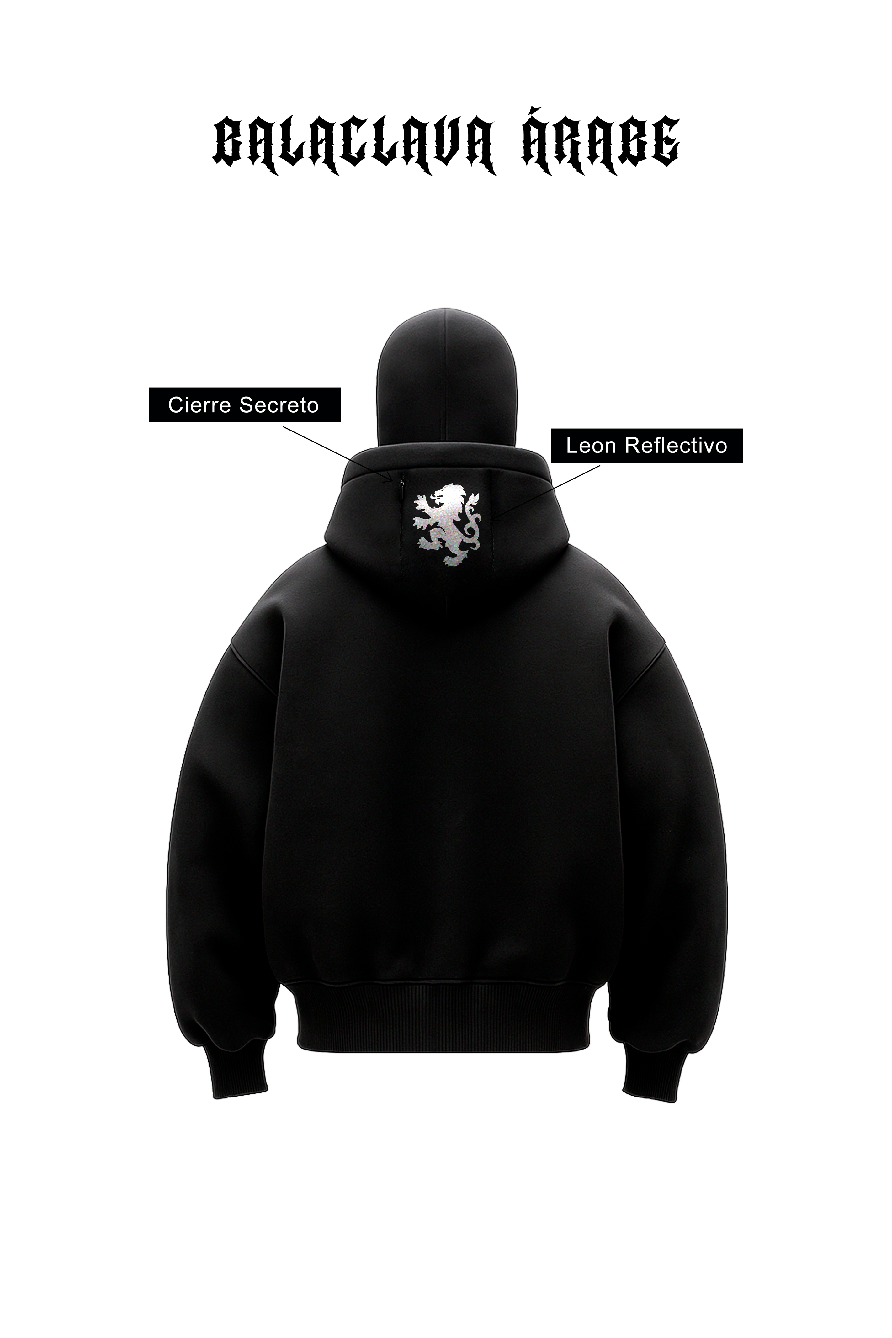 Polera Balaclava Árabe