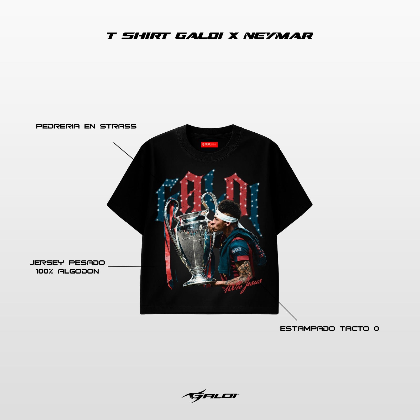 T-SHIRT GALOI X NEYMAR