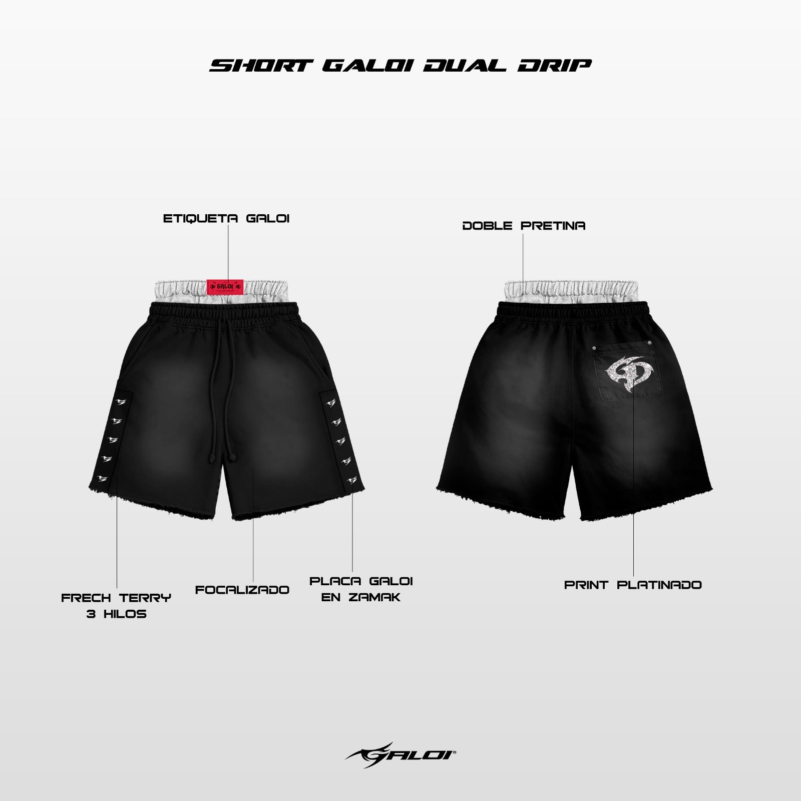 SHORT GALOI DUAL DRIP