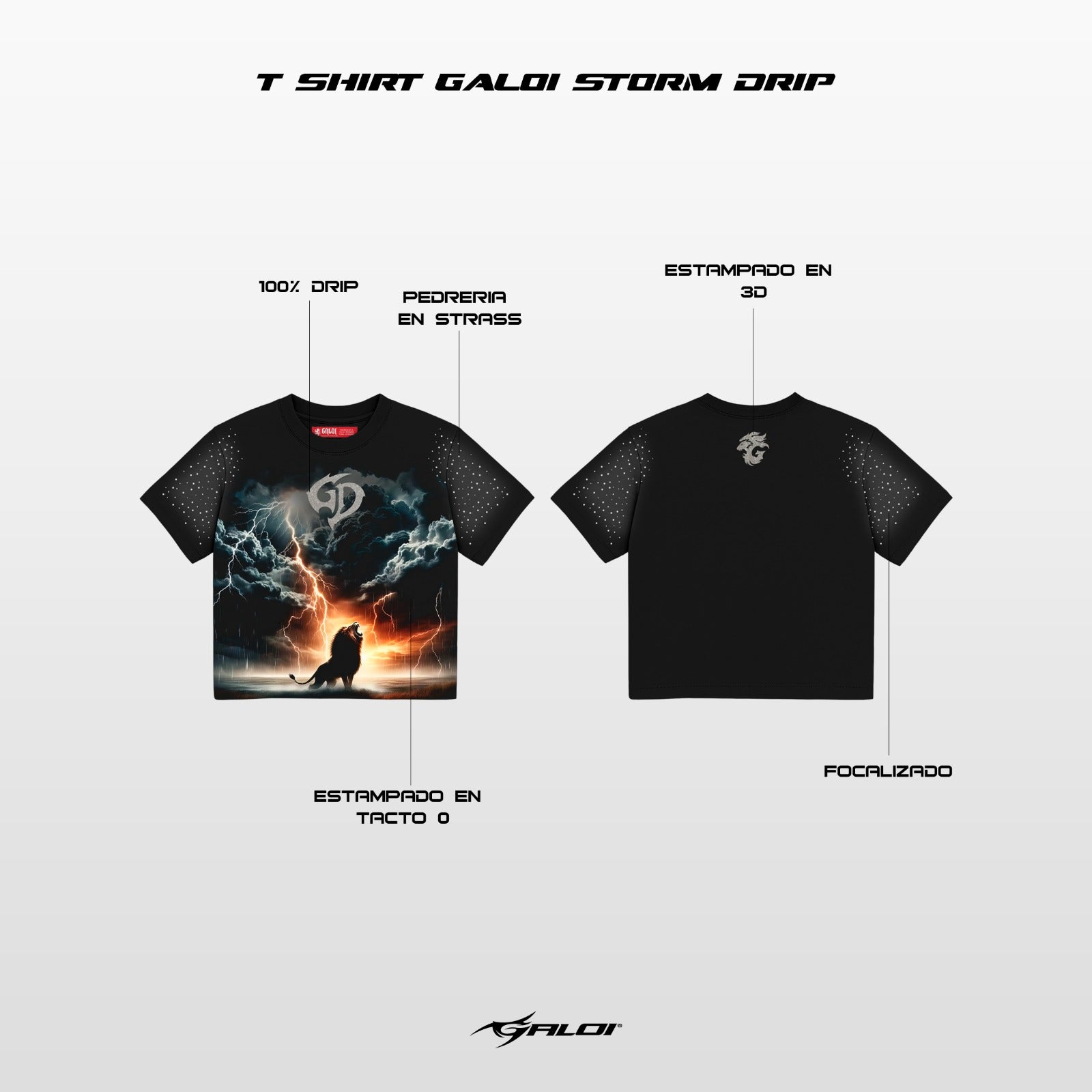 T-SHIRT GALOI STORM DRIP