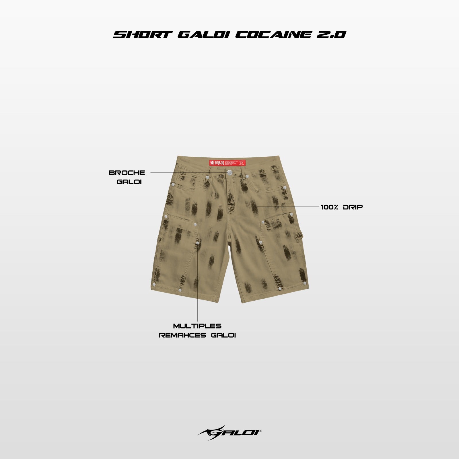 SHORT GALOI COCAINE 2.0