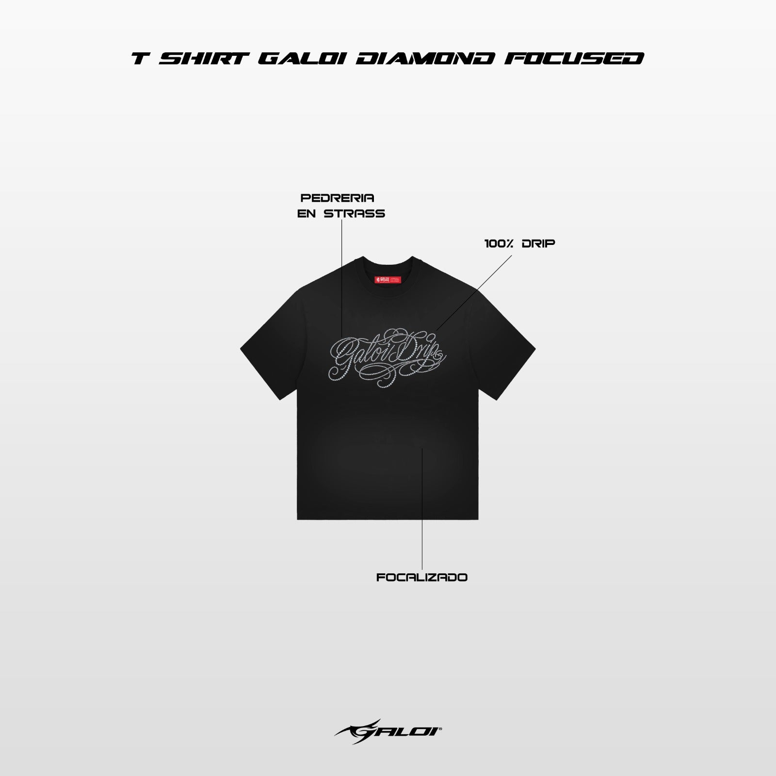T-SHIRT GALOI DIAMOND FOCUSED