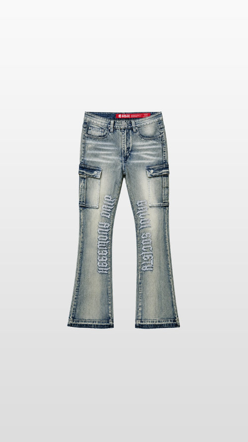 JEAN CARGO FLARED HGMNY DRIP