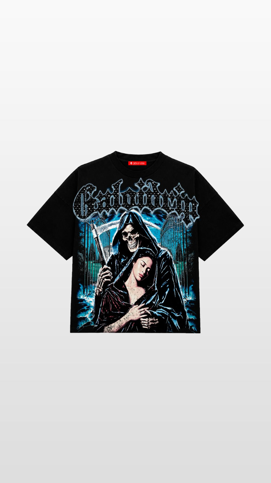 T-SHIRT SKULL DEATH DRIP