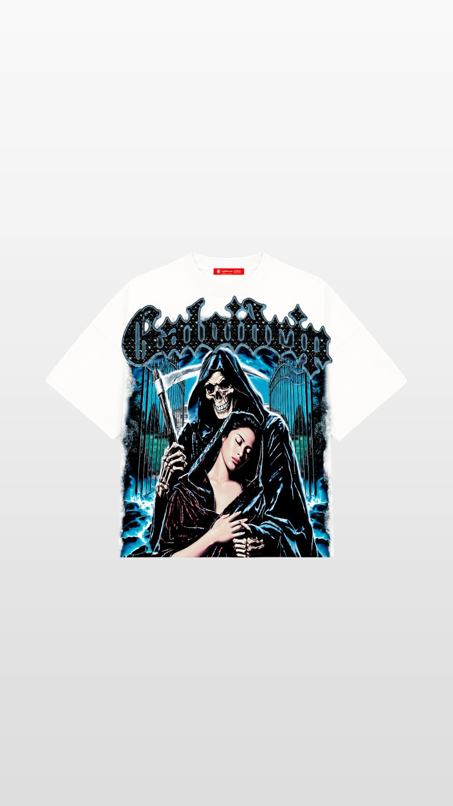 T-SHIRT SKULL DEATH DRIP